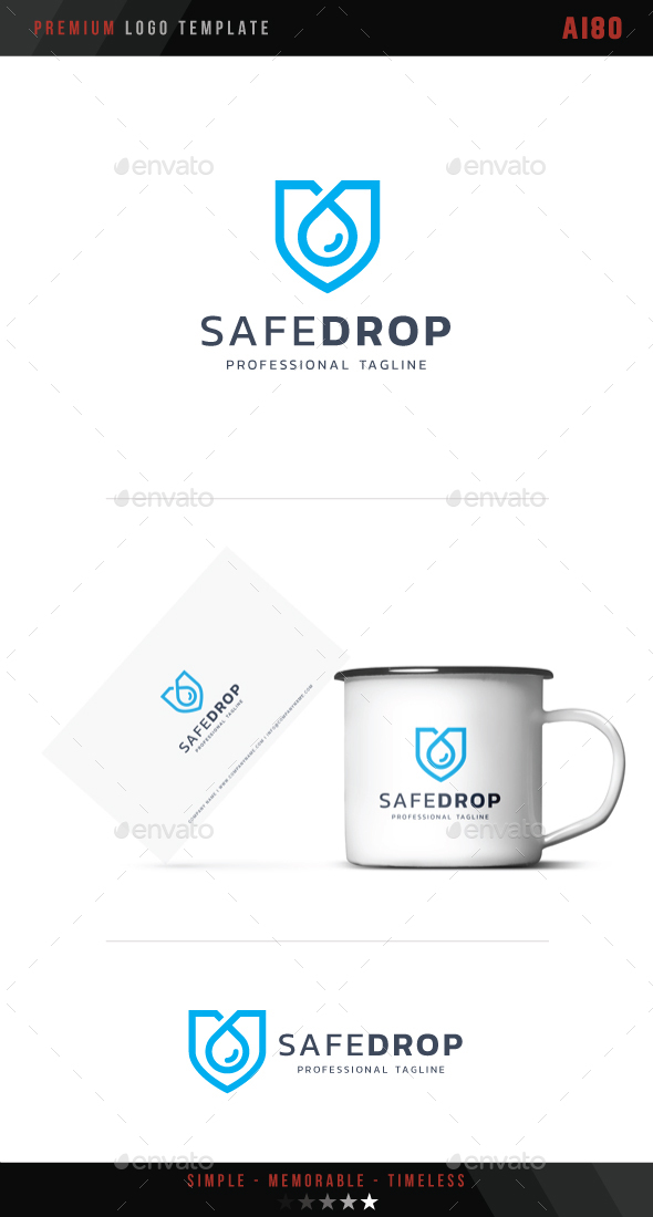 Safe Drop Logo - Symbols Logo Templates