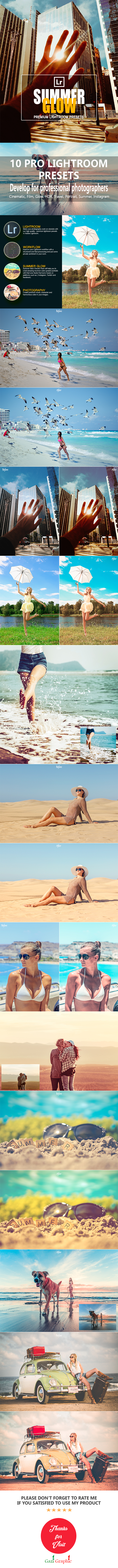 Summer Glow Lightroom Presets