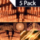 Fire Streak Background 5 Pack - VideoHive Item for Sale