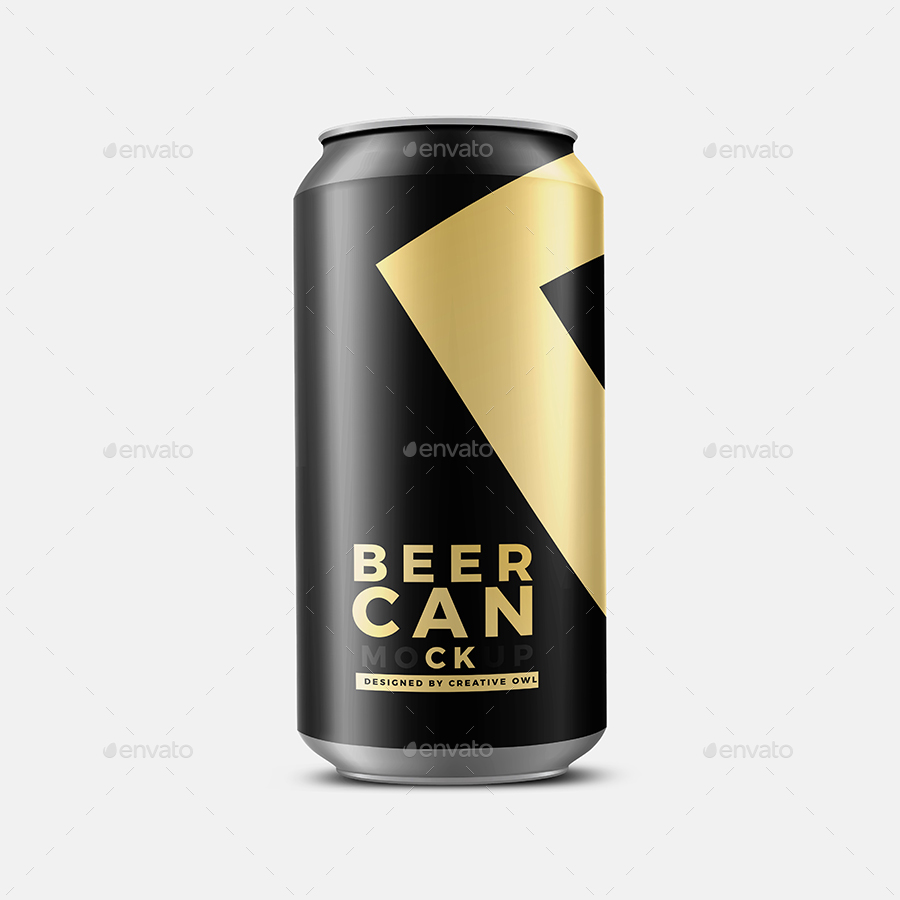 Sports Beer Can Packaging Mockup By Mockupcrew Graphicriver