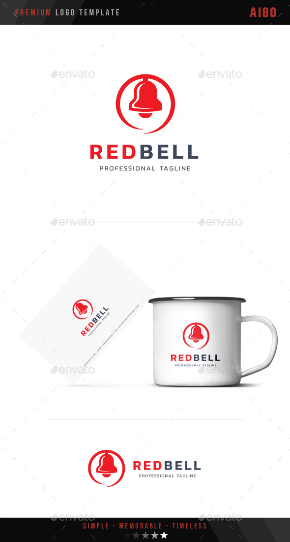 Red Bell Logo - Objects Logo Templates