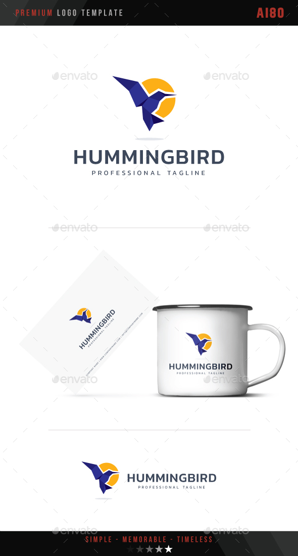 Hummingbird Logo - Animals Logo Templates