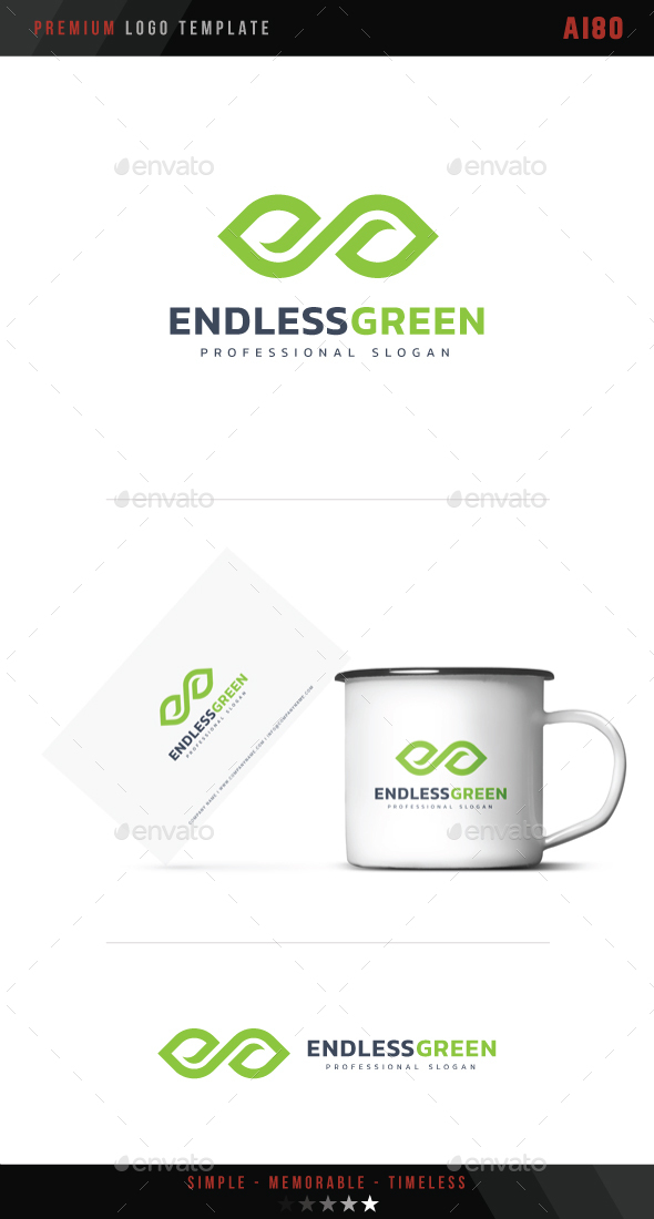 Endless Green Logo - Symbols Logo Templates