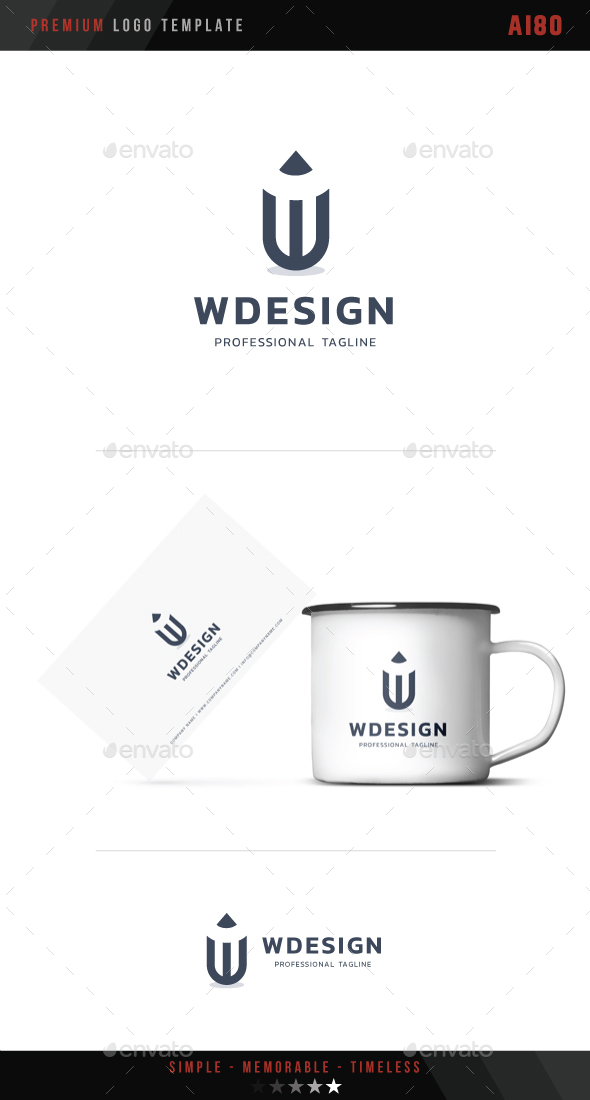 W Design Logo - Letters Logo Templates