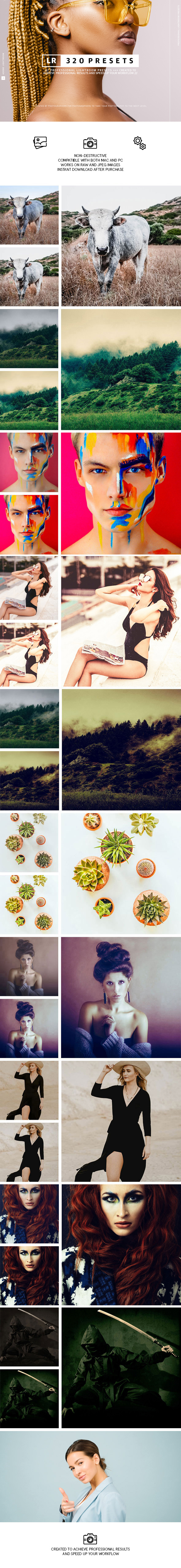 320 LR Presets Bundle - Lightroom Presets Add-ons