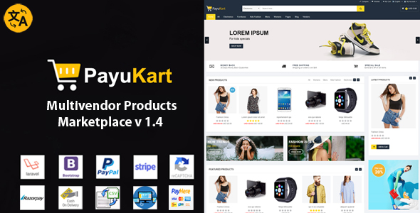PayuKart Multivendor Products Marketplace - CodeCanyon Item for Sale