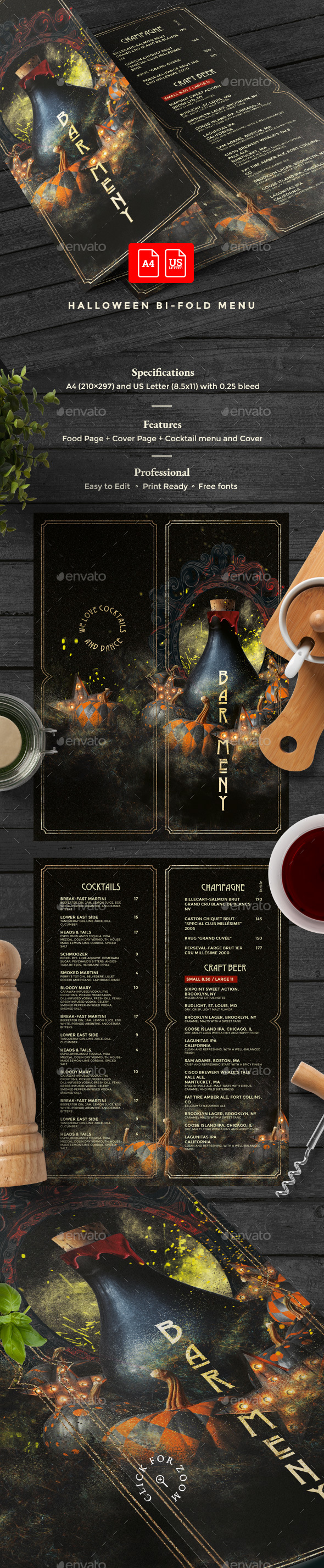 Halloween Menu
