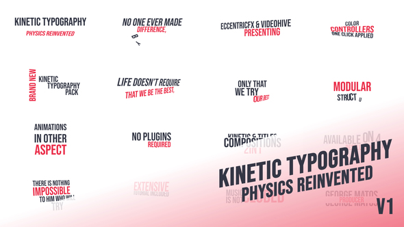 Kinetic Typography - VideoHive 22634609