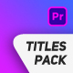 Triangle Titles Pack - VideoHive Item for Sale