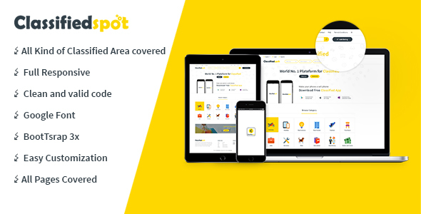 Classified Spot Html Template - Business Corporate