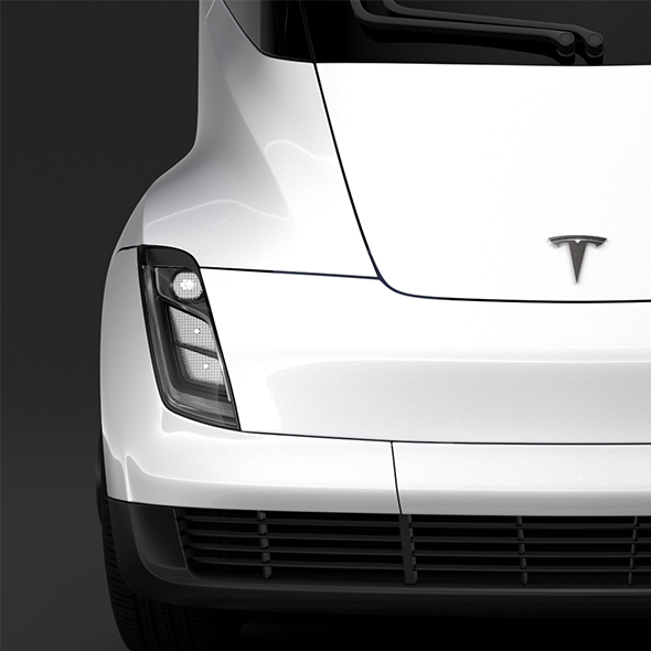 Tesla Semi 4axis - 3Docean 22641421