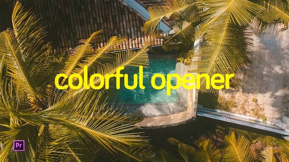 Colorful Opener for Premiere Pro