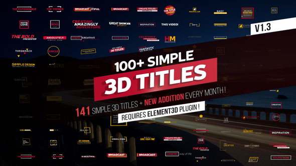 100+ Simple 3D - VideoHive 21991295