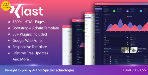 KLAST – Bootstrap 4 HTML5 Admin Dashboard Responsive Template