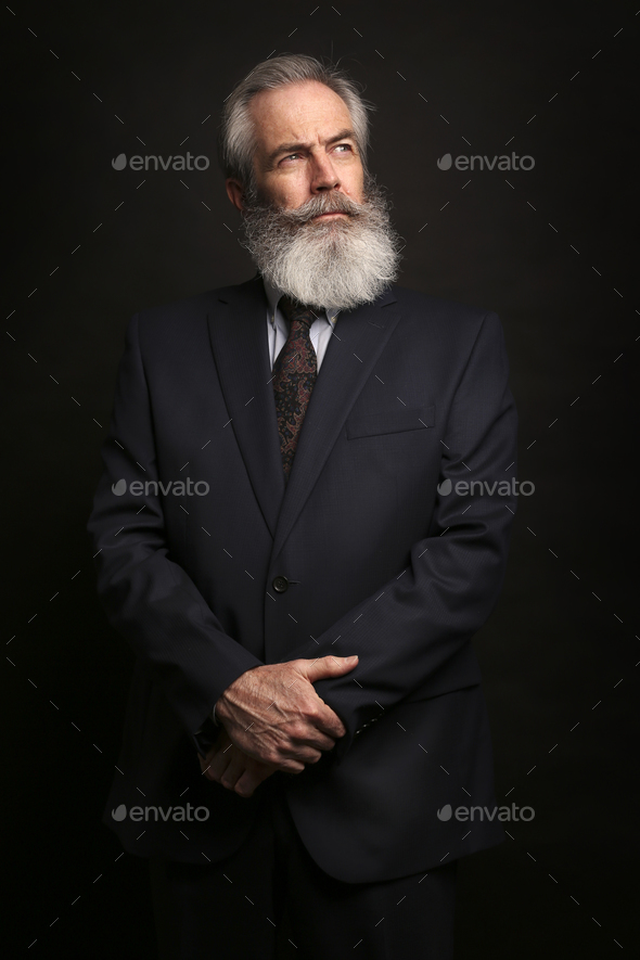 Mature Male model suit Alamy