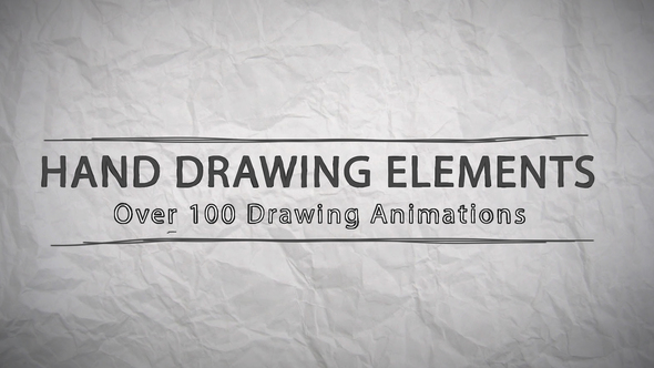 Hand Drawing Elements - VideoHive 22642064