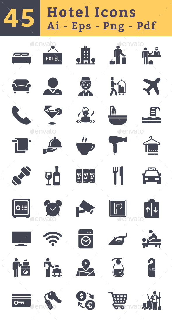 Hotel Icons - Icons