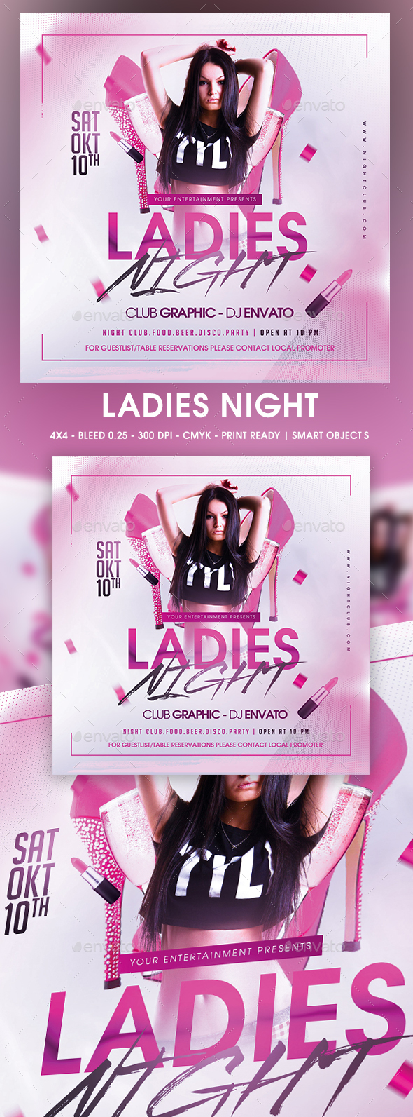 Ladies Night, Print Templates | GraphicRiver