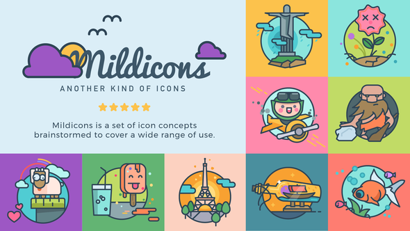 Animated Outline Icons/Illustrations