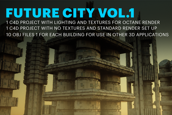 Future City V1 - 3Docean 22654931