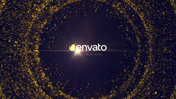 Wave Particle Logo - VideoHive 22656485