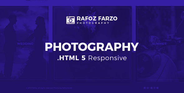 Rafoz Photography HTML - ThemeForest 22656827
