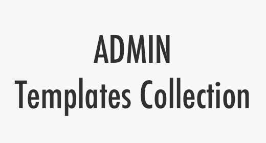Admin Templates Collection