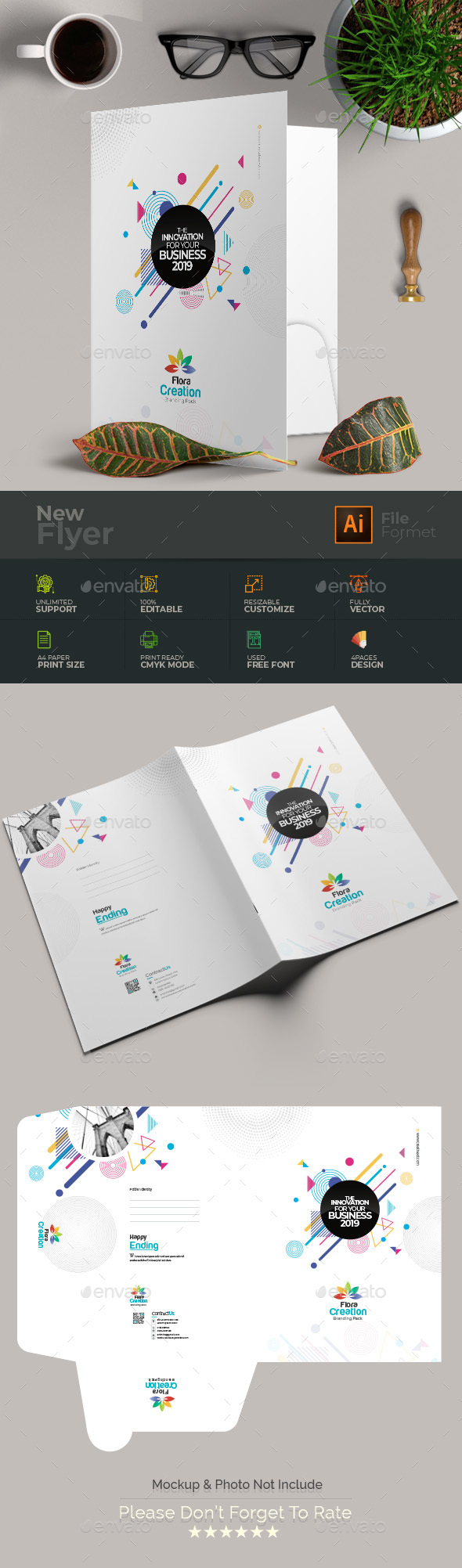 Presentation Folder - Stationery Print Templates