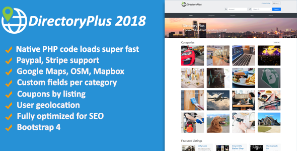 DirectoryPlus - Business Directory - CodeCanyon Item for Sale