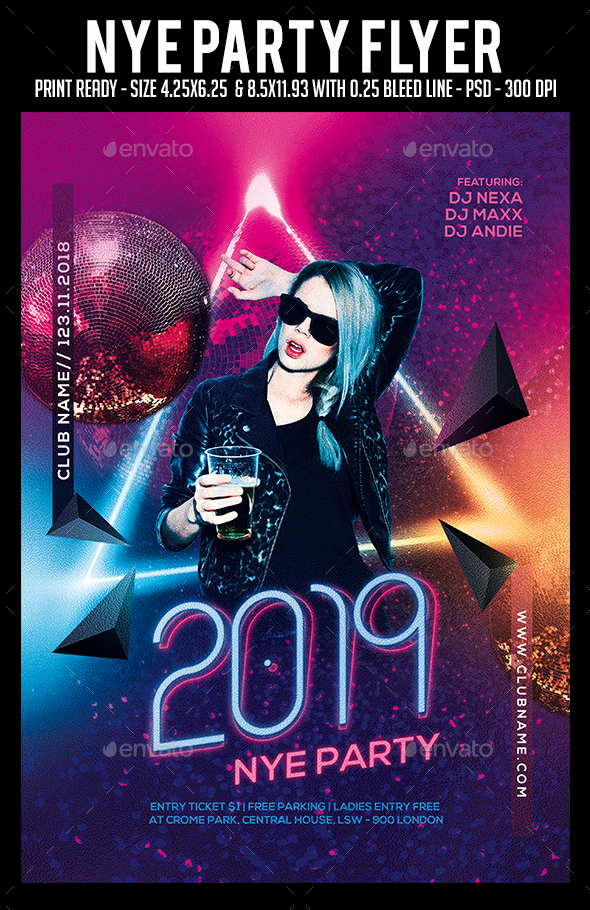 Nye Party Flyer