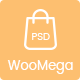 WooMega - Minimalist eCommerce PSD Template - ThemeForest Item for Sale