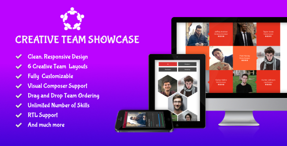 Creative Team Showcase - CodeCanyon 22096199