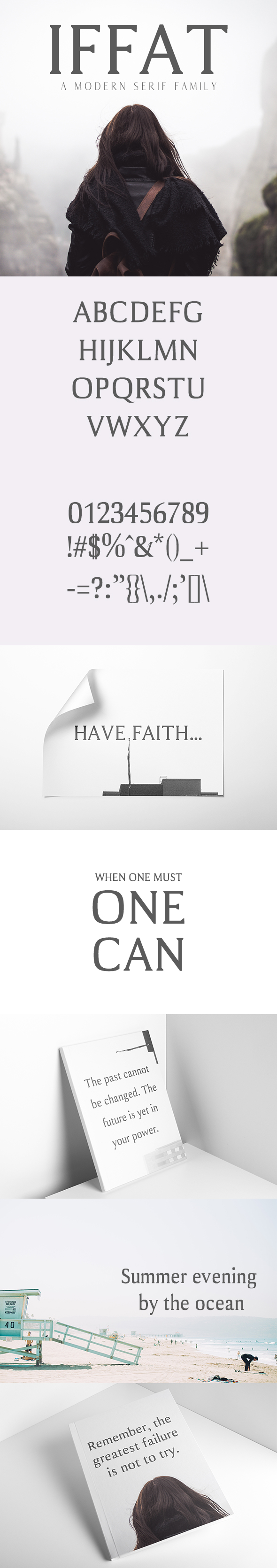 Iffat A Modern Serif Family - Serif Fonts