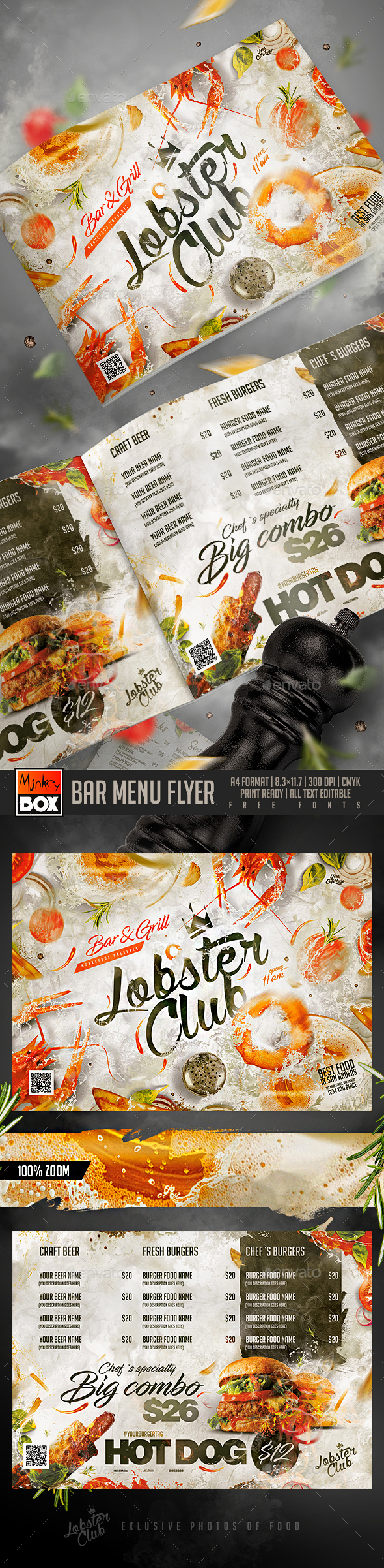 Bar Menu Flyer