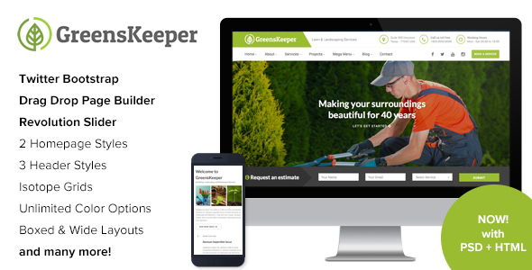 GreensKeeper - GardeningLandscaping - ThemeForest 16269801