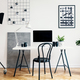 Real photo of a home office interior with a professional lamp, d - $5.00 Real photo of a home office interior with a professional lamp, d