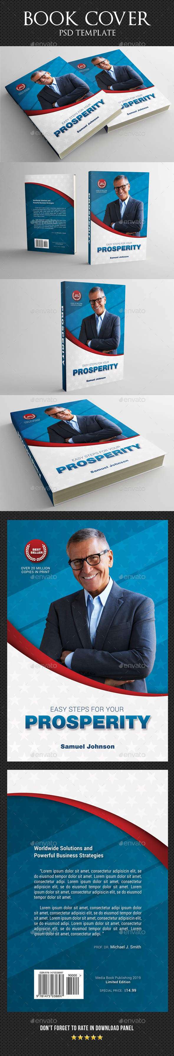 Book Cover Template 54 - Miscellaneous Print Templates