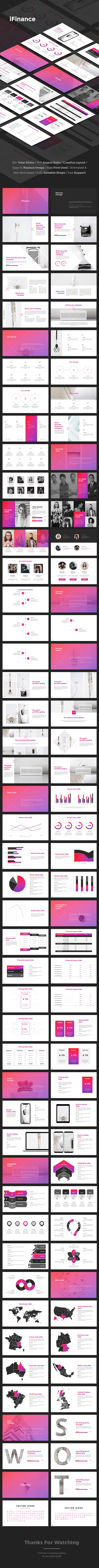 iFinance - Finance Google Slides Template - Google Slides Presentation Templates