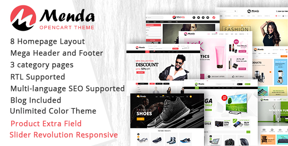 Menda - Advanced Opencart Theme - OpenCart eCommerce