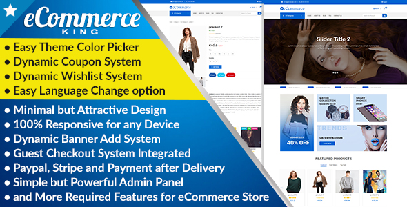 eCommerceKING – All in One eCommerce Business Management Script