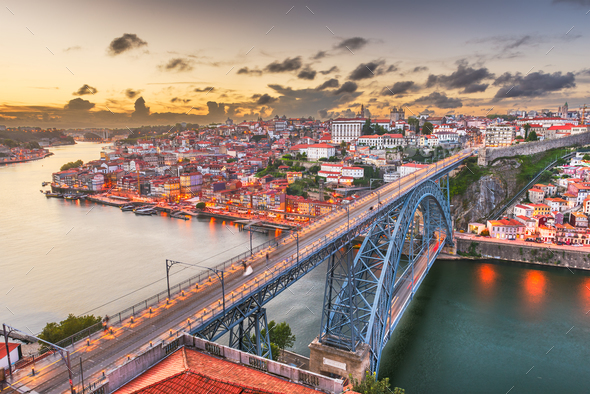 Porto, Portugal Skyline - Stock Photo - Images