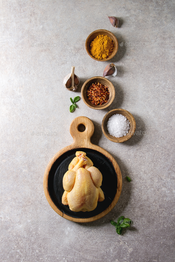 Raw uncooked chicken - Stock Photo - Images