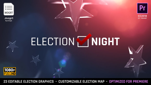 Election Night 2022 | MOGRT for Premiere Pro