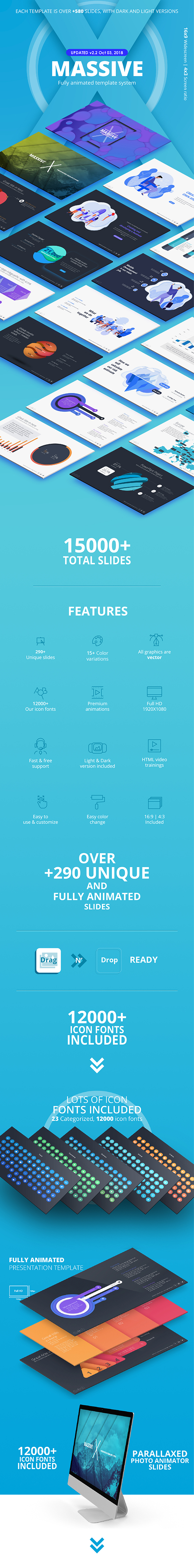 Massive X Presentation Template Updated v2.2 - Business PowerPoint Templates