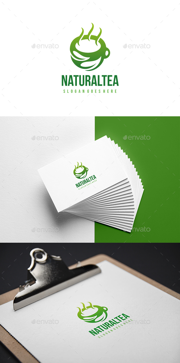 Natural Tea Logo - Nature Logo Templates
