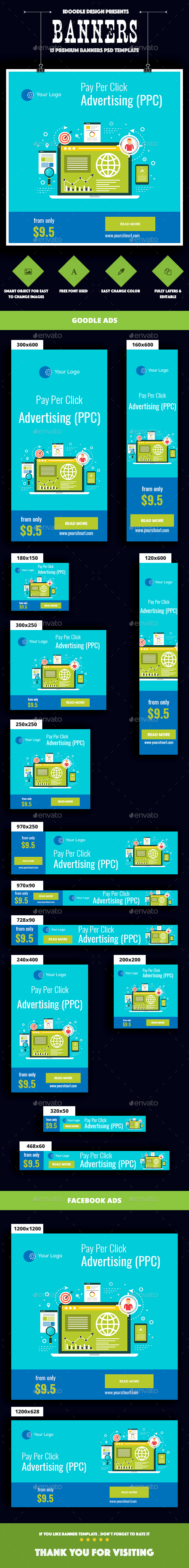 SEO Agency Banners Ad - Banners & Ads Web Elements