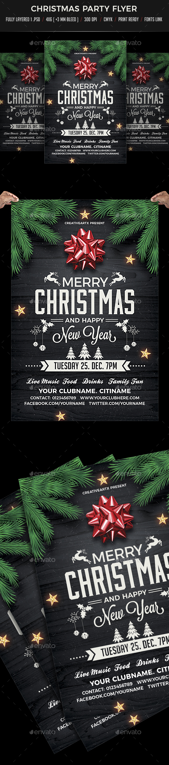 Christmas Party Flyer - Events Flyers