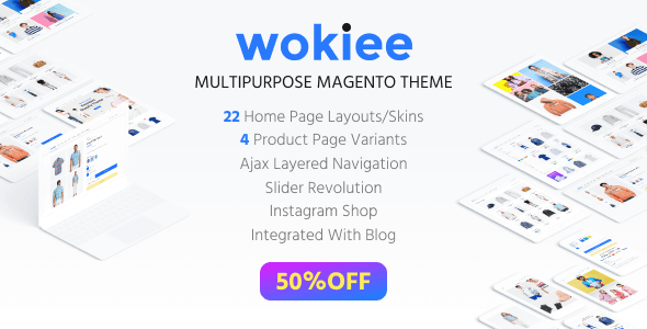  Wokiee - Multipurpose Fashion Magento Theme