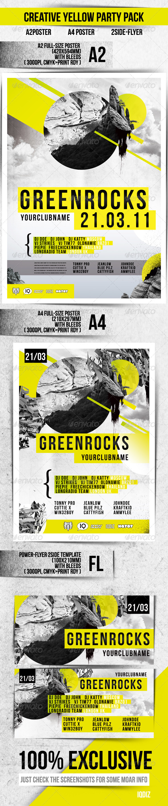 Creative Yellow Party Template