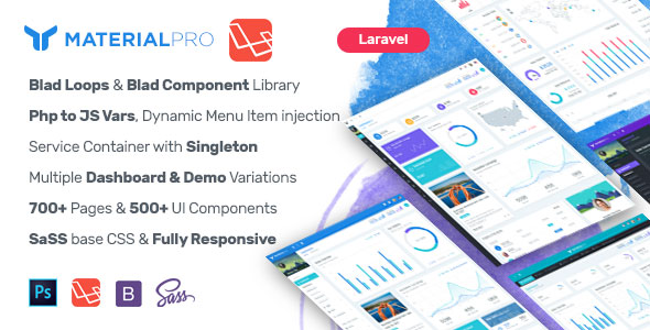 Material Pro - Laravel Admin Template